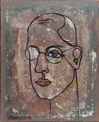 Self-portrait of the artist